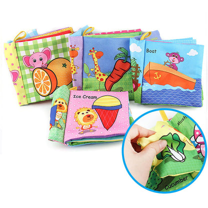 Baby Cloth Book Teaching Aids Development Early Childhood Education Toys