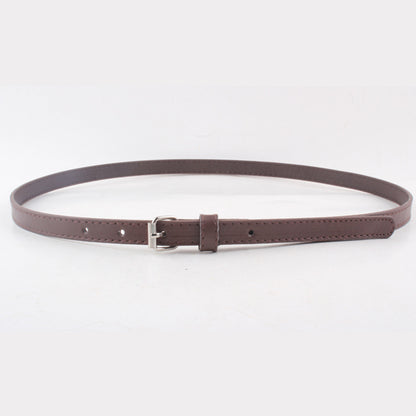 Thin Belt Fashion Belt Small Steel Buckle Belt