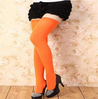 Thigh Socks Cute High Stockings Student Color Stockings