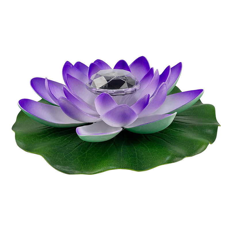 Solar Lotus Lamp Led Courtyard Pool Decoration