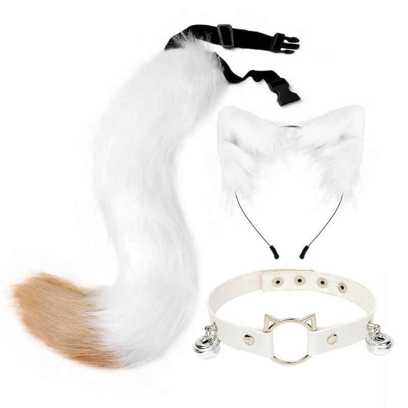 Ear Cat Tail Set Hair Hoop