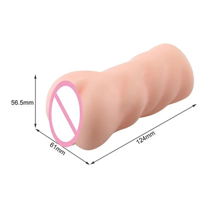 Male Masturbators Soft Realistic Vagina Sex Toys for Men Blowjob Doll Silicone Artificial Pocket Pussy Masturbation Cup Sex Shop