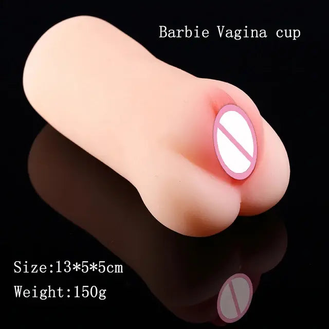 Male Masturbators Soft Realistic Vagina Sex Toys for Men Blowjob Doll Silicone Artificial Pocket Pussy Masturbation Cup Sex Shop