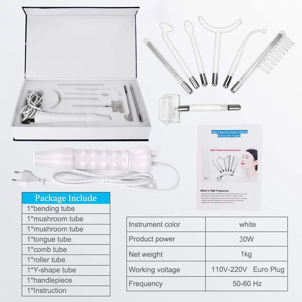 7-in-1 High Frequency Acne Wand