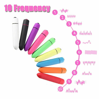 10 Speeds Mini Bullet Vibrators Sexy Toys For Adults 18 Sex Toys For Women Vagina  Bullet Vibrator G Spot Female Masturbation