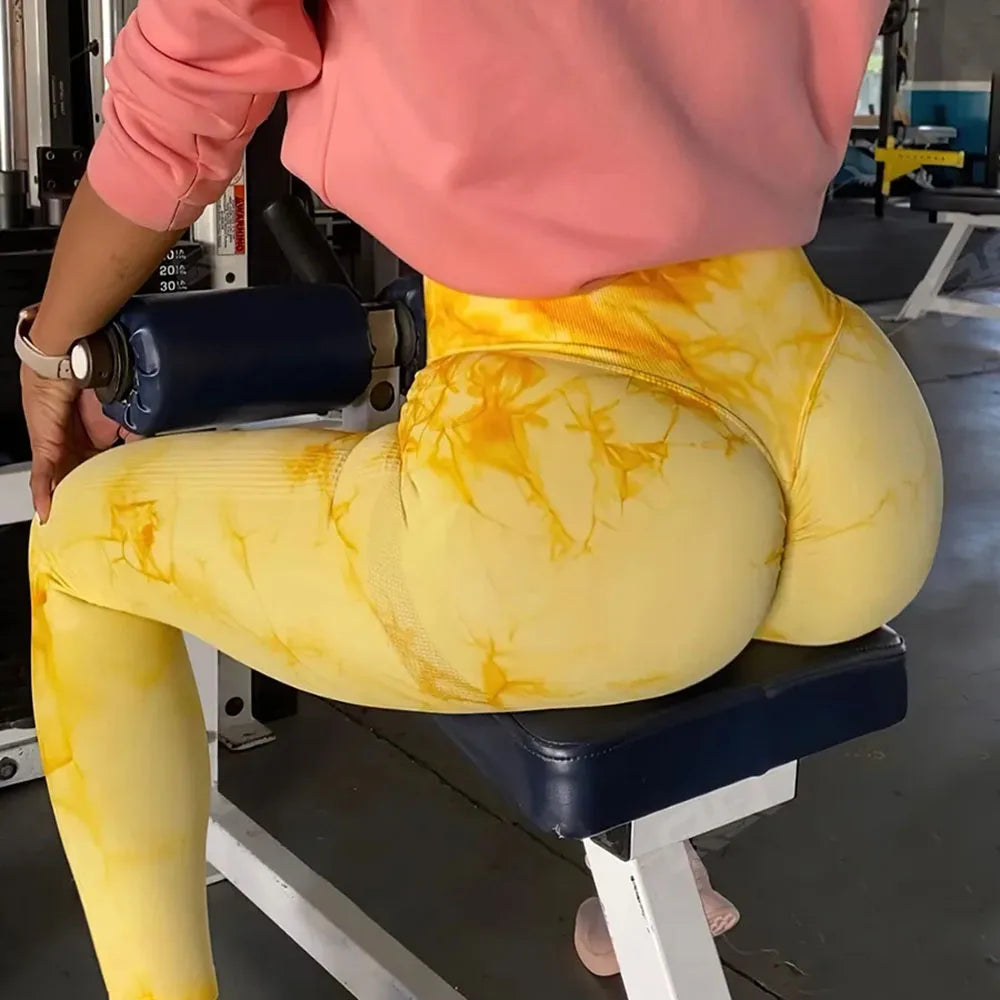 Seamless Tie Dye Leggings