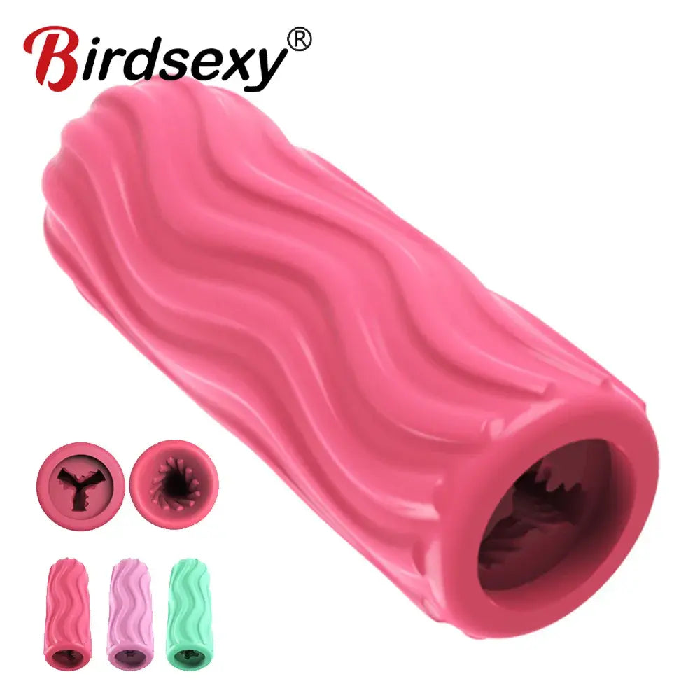 Soft Vaginal Masturbator Cup For Male Foaming Realistic Penis Sucking Masturbator Pocket Pussy Blowbot Toys Sexy Toys For Adult