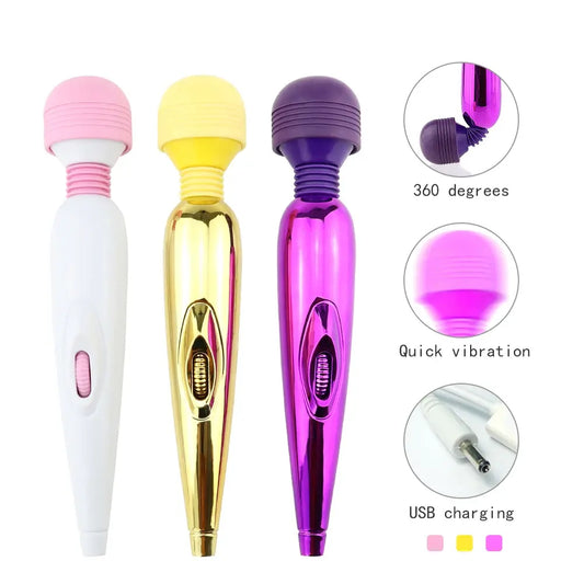 Adult Sex Products Usb Rechargeable Vibrator Av Internet Vibrators Gay Toy For Woman Clit Stimulator Massager Magic Wand