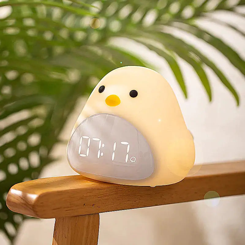 Bird Night Light Alarm Clock