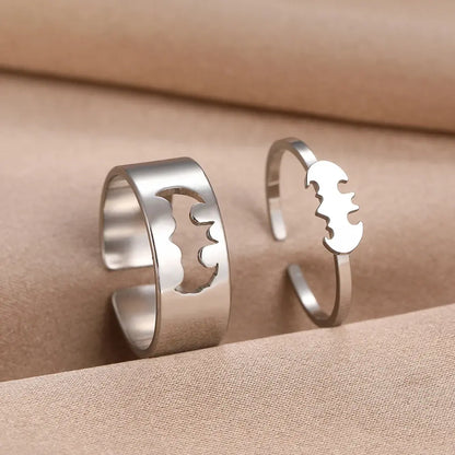 Stainless Steel Couple Rings