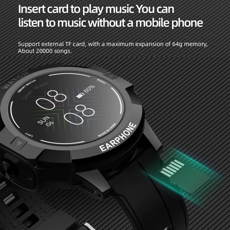 Top TWS Headset Smart Watch