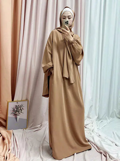 Hooded Abaya Long Dresses Women