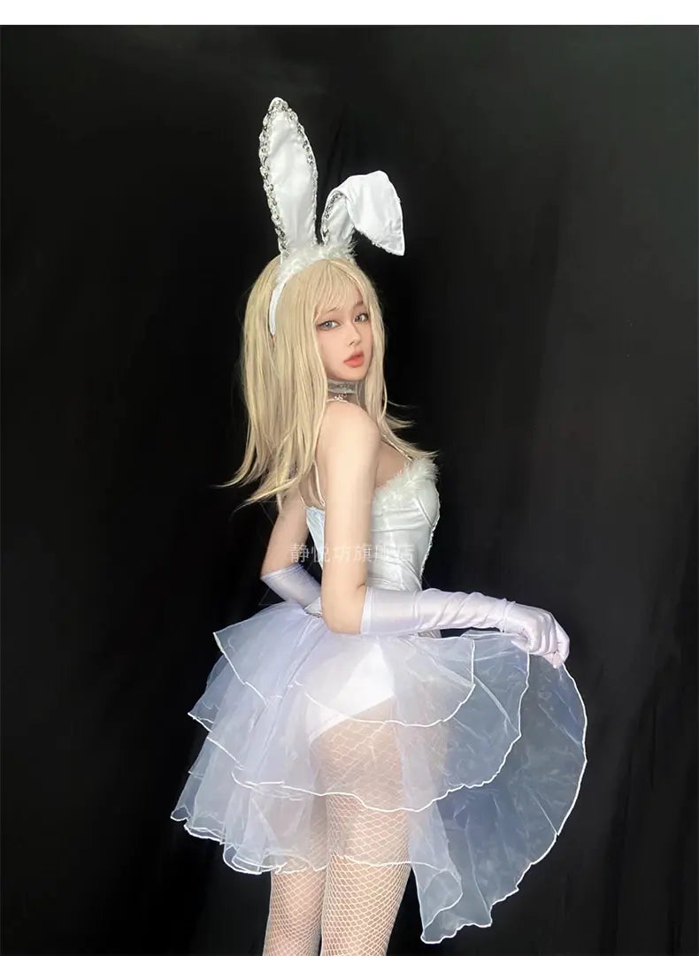 Easter Bunny Costume Sexy Bunny Costume Suit For Women Maid Halloween Costume Cosplay Costumes Women Sexy Cosplay Dress